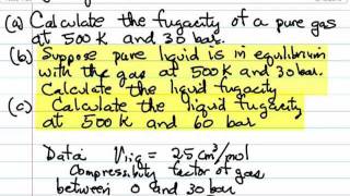 Fugacity of a Single Component [upl. by Seton]