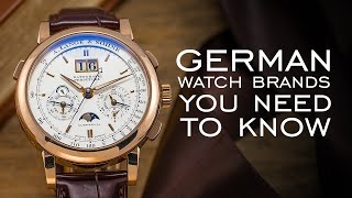 Introduction To German Watchmaking  11 Brands You Need To Know [upl. by Buseck999]