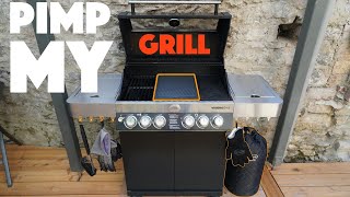 quotPimp my Grillquot Neues Zubehör für den Rösle Videro G4S Gasgrill Gussplatte Haken  mehr deutsch [upl. by Gabrila]