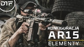 Konfiguracja AR15  1 Podstawowe elementy karabinka AR15  M4 [upl. by Carri]