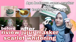 masker scarlett whitening riview tuntas sebagus apa sih masker scarlett whiteningmaskerjerawat [upl. by Sladen430]