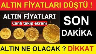 1 ARALIK 2023 ALTIN FİYATLARI BUGÜN NE KADAR GRAM ALTIN ÇEYREK ALTIN YARIM TAM ALTIN FİYATLARI [upl. by Nyledam]