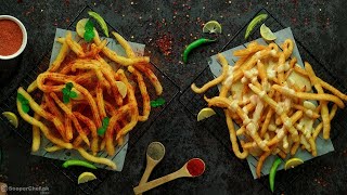 Churro Fries Recipe By SooperChef  Fries Recipe shorts [upl. by Nelra242]