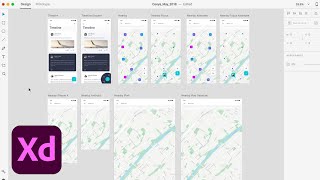 Adobe XD Pasting to Multiple Artboards  Adobe Creative Cloud [upl. by Annaiv690]