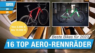 Die besten Aero Rennräder 2023 Diese Roadbikes machen dich schneller [upl. by Arahc]