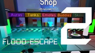 Roblox Flood Escape 2 Test Map  Escapee Shopping Center Insane Multiplayer [upl. by Tristan]