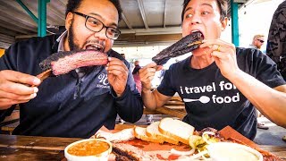 GIANT BEEF RIBS and Brisket  AMERICAN FOOD BBQ at Little Miss BBQ in Phoenix AZ [upl. by Jamima841]