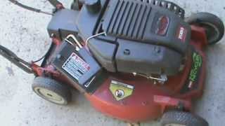 5 23 2013 Toro Super Recycler Oil Change and Blade Replacement [upl. by Brock]