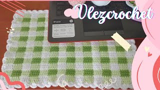 Tapete a crochet para lap paso a paso [upl. by Nileek]