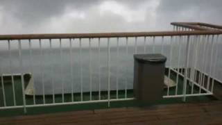 Southerly Storm front hits InterIslander Ferry [upl. by Blythe]