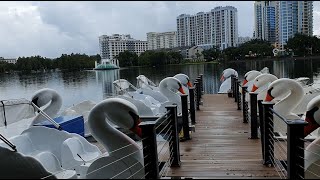 We Went To Downtown Orlando \ Lake Eola Park \ The Mall At Millenia  Orlando Florida [upl. by Lhamaj]