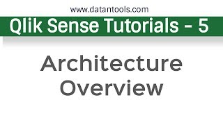 Qlik Sense Tutorials  QlikSense Architecture Overview [upl. by Vandyke]