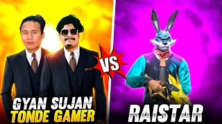 Raistar vs Tonde Gamer amp GyanSujan Best Clash Battle Who will Win  Garena Free Fire [upl. by Enyr]