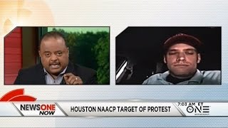 WATCH Roland Martin Clashes With White Lives Matter Activist Over NAACP BLM [upl. by Lehcem3]