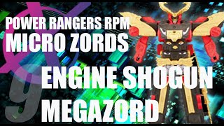 Power Rangers RPM Micro Zords reviews pt 9 Engine Shogun Megazord [upl. by Block]