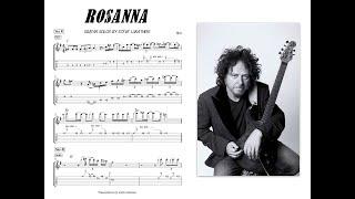 Rosanna guitar solos by Steve Lukather toto stevelukather [upl. by Bogie]