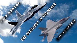 Heres the F22 Raptor vs F35 Lightning II Whose Stealth Fighter Jet is Superior By In The world [upl. by Ribak]