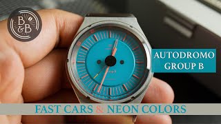 Fast Cars amp Bright Colors 80s Miami Vice  Autodromo Group B Corsica Blue Review  Beans amp Bezels [upl. by Anhsirk54]