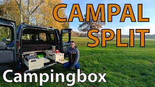 CAMPAL SPLIT CAMPINGBOX Neues Modell Die flexibelste Campal Auto als Camper nutzen Dacia Dokker [upl. by Einhorn]