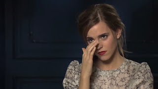 Emma Watson gets upset and stops the interview [upl. by Neltiak964]