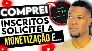 O QUE ACONTECEU COM MEU CANAL APÓS COMPRAR INSCRITOS 🤔 [upl. by Imeon]