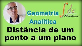 Grings  Geometria Analítica  Distância de um ponto a um plano  Aula 4 [upl. by Doy67]