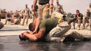 CLB1 Marines Fighting Tournament in Helmand Province [upl. by Mini846]