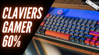 MEILLEURS CLAVIERS GAMER 60  🎁CONCOURS [upl. by Nnyloj]