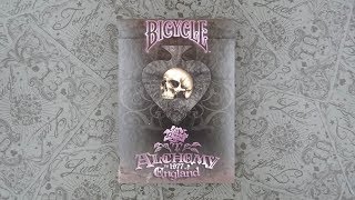 Bicycle Alchemy 1977 England Playing Cards  Deck Review Display [upl. by Whitten278]