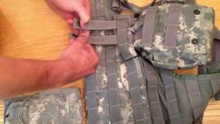 How to Attach Molle Pouches to a Tactical Vest The Right Way [upl. by Sinclair]