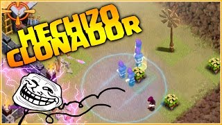 PROBANDO EL NUEVO HECHIZO  CLONADO CON DIVERSION  CLASH OF CLANS [upl. by Laehcor829]