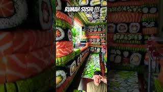 Rumah sushi sushi food cake watermelon ai house sushi yummy shortvideo [upl. by Lecroy]