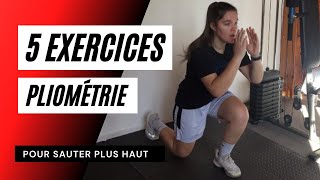 5 EXERCICES POUR DEVENIR FORT ET EXPLOSIF PLIOMÉTRIE [upl. by Yraeht]