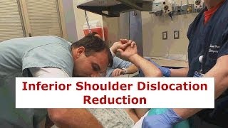 Inferior Shoulder Dislocation Reduction [upl. by Ennailuj]