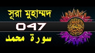 Surah Muhammad with bangla translation  recited by mishari al afasy [upl. by Ethelred896]