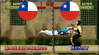 Mortal Kombat 2 ➤ XRORROCOSMICO Chile vs RENJY Chile mk2 [upl. by Arrehs311]