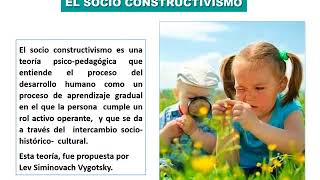 TEMA 1 CONSTRUCTIVISMO Y SOCIOCONSTRUCTIVISMO [upl. by Wootten]