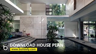 Luxury Aqua Grid House with Water Courtyards Koregaon Park Pune  Mindspace ArchitectsHome Tour [upl. by Beaufert]