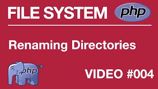 PHP  FILE SYSTEM  BEGINNER  Renaming Directory 004  Tips from a Self Taught Developer [upl. by Ziana]