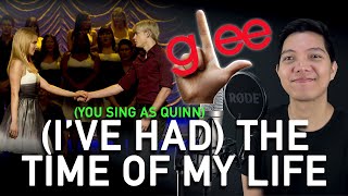 Ive Had The Time Of My Life Sam Part Only  Karaoke  Glee Version [upl. by Wiburg991]