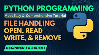 Python File Handling Methods amp Modes [upl. by Rosenthal]