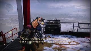 Idle Dialogue Tower Courtyard  Arcite 9940 quotA Few Surgical Strikesquot  Destiny 2 [upl. by Faro51]