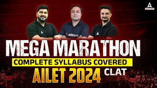 AILET 2024 MEGA Marathon Class  Complete Syllabus Revision for AILET Exam  AILET 2024 Preparation [upl. by Morven681]