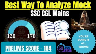 How to Analyze Mock Test  Best Way to Analyze SSC CGL Mock Test  SSC CGL Mains  ssc ssccgl [upl. by Rusert97]