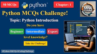 Python MCQ Online Test Python Introduction for Beginners Advanced Interviews with Answers [upl. by Carrew320]