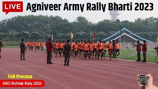 Army Rally Bharti 2023  Agniveer Army Physical Test  ARO Rohtak Bharti 2023  Army Bharti 2023 [upl. by Abbotsun611]