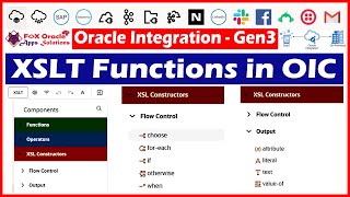 30 XSLT functions in oracle integration  XSLT function in OIC  XSLT constructors  OIC tutorials [upl. by Otnas]