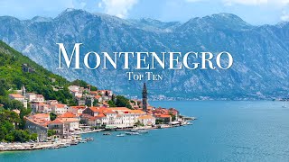 Top 10 Places To Visit in Montenegro  Travel Guide [upl. by Nosnevets]