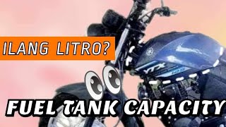 Yamaha YTX 125 tank capacity [upl. by Tereve]