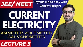 JEE NEET  Physics  Current Electricity  Galvanometer  Lecture 5 [upl. by Sevart]